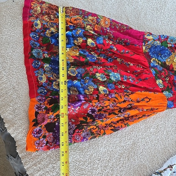 Kathmandu Imports Patchwork Pants Boho Peasant Hippie Festival Standard Size - Picture 10 of 16